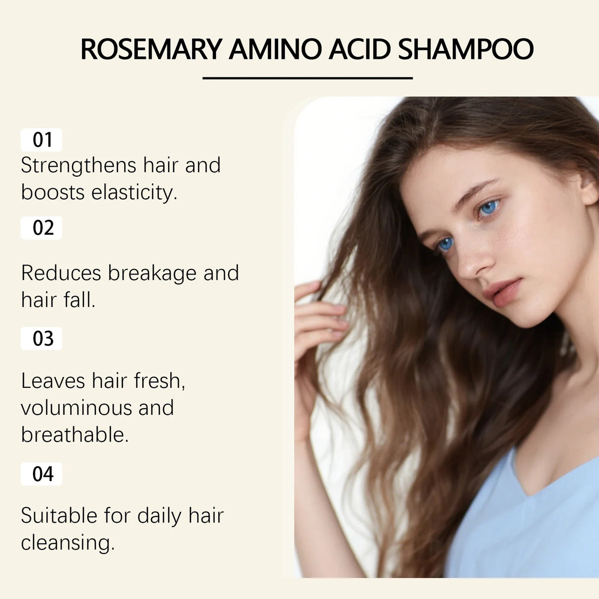 Rosemary Hair Growth Shampoo | Amino Acid Formula 100ml