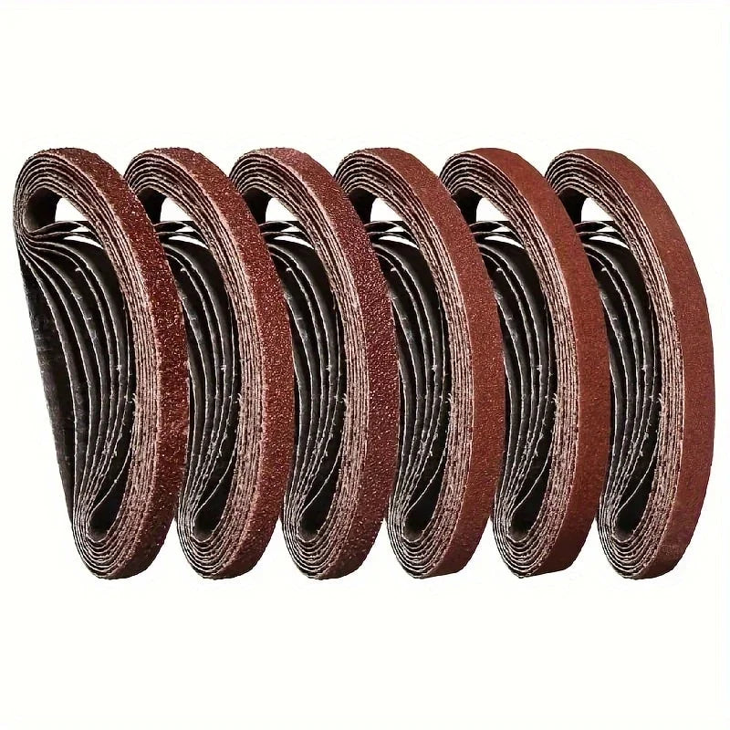 330x10mm Sanding Belts 60-800 Grit Alumina Sand Machine Adapters