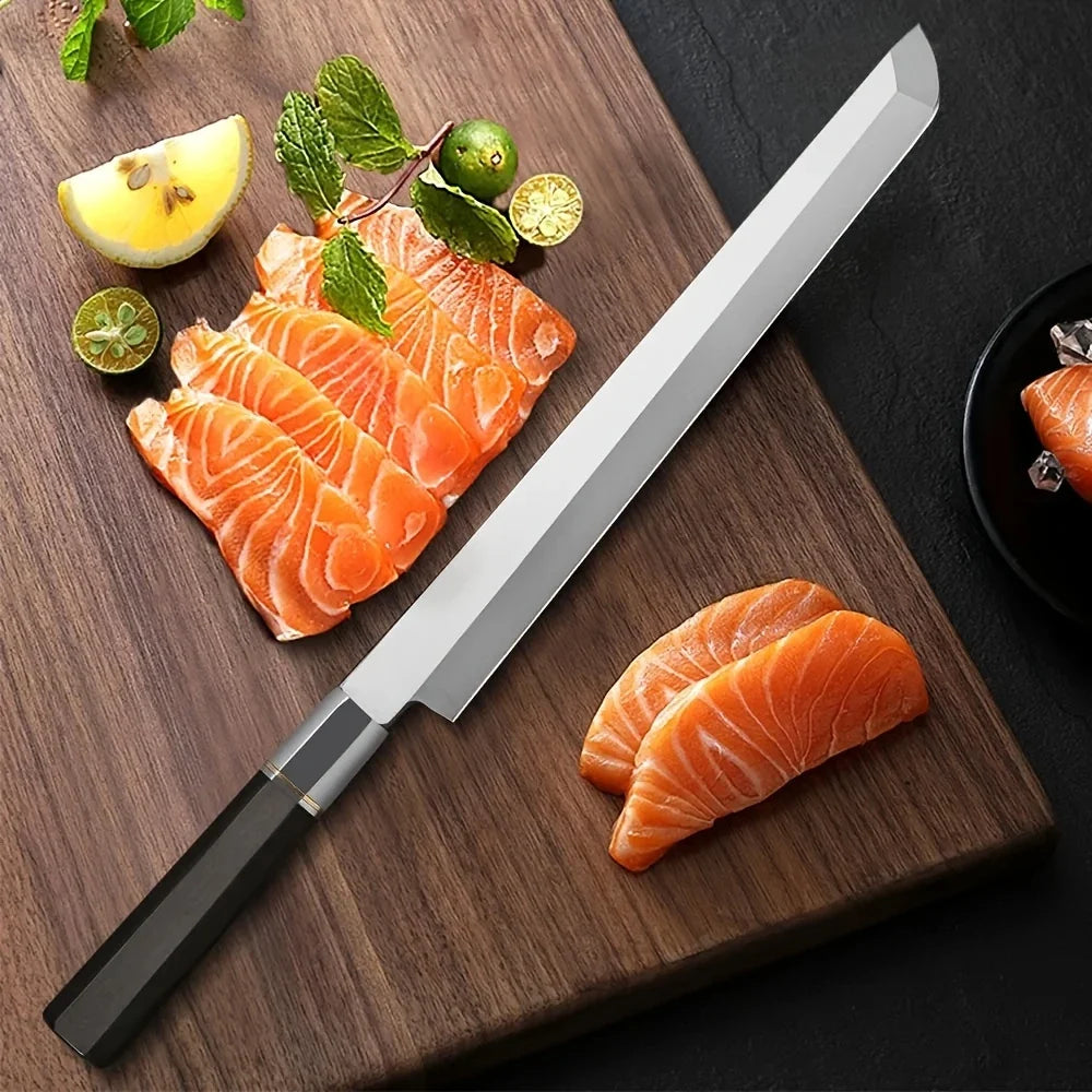 High Carbon Japanese Sashimi Knife – Sushi & Salmon Slicer