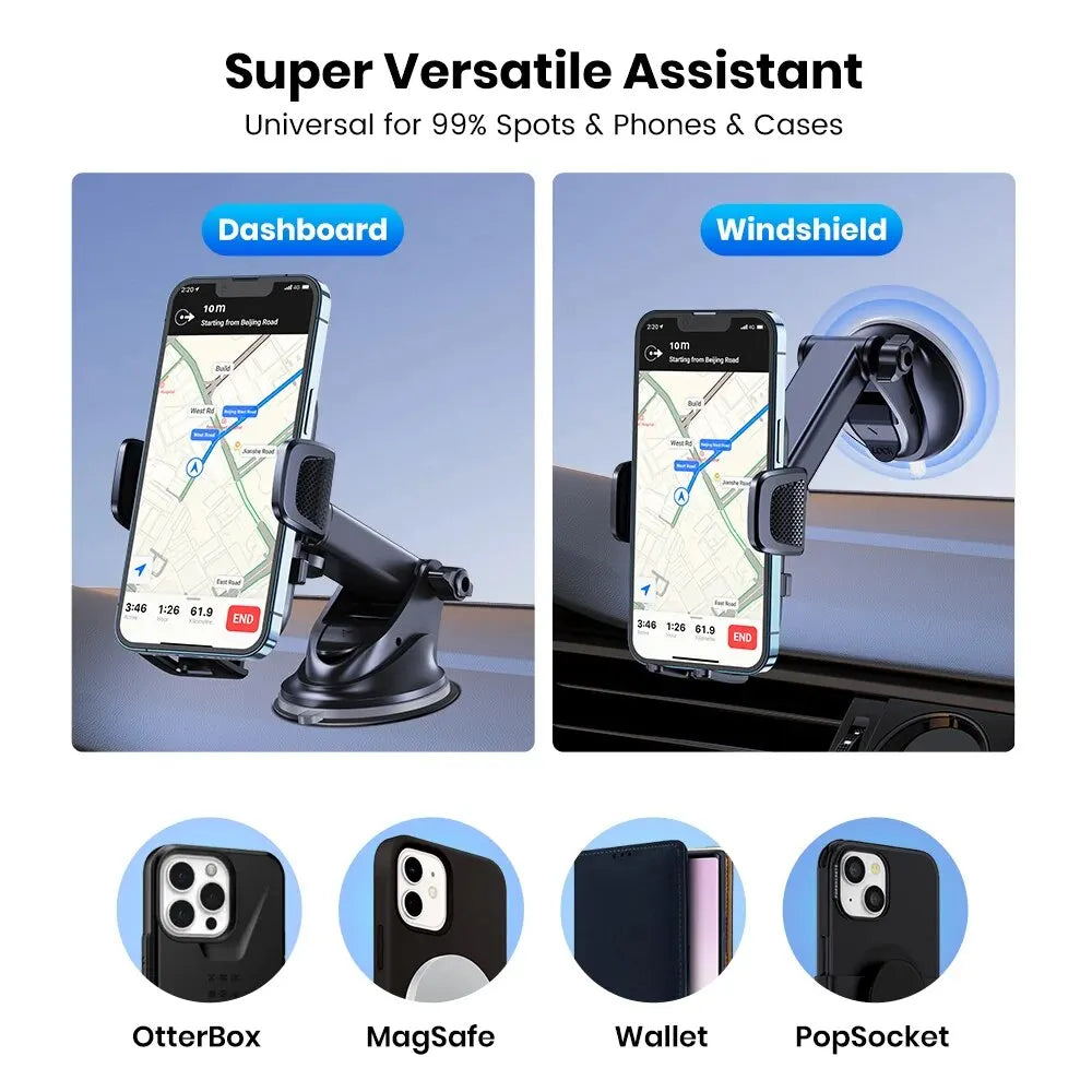 TOPK Car Phone Holder | 360° Dashboard & Vent Mount