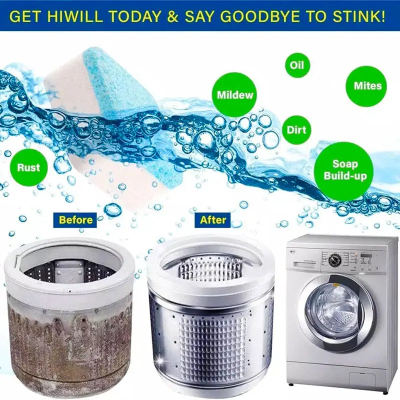 Washing Machine Cleaning Effervescent Tablets – Descaling