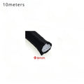 Black Elastic Cord 3–8mm | Polyester Sewing Stretch Rope 10M