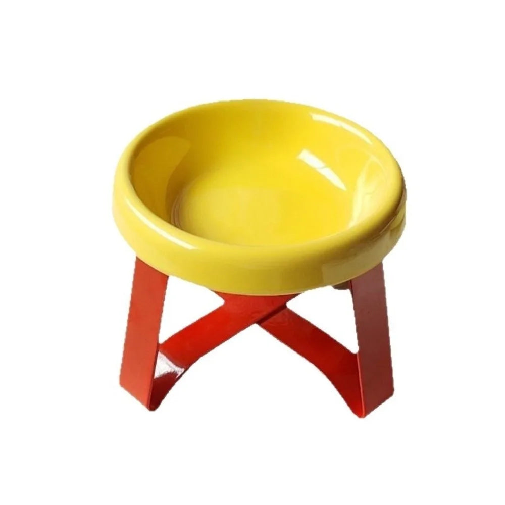 Elevated Cat Bowl – Anti-Spill Raised Pet Food Bowl