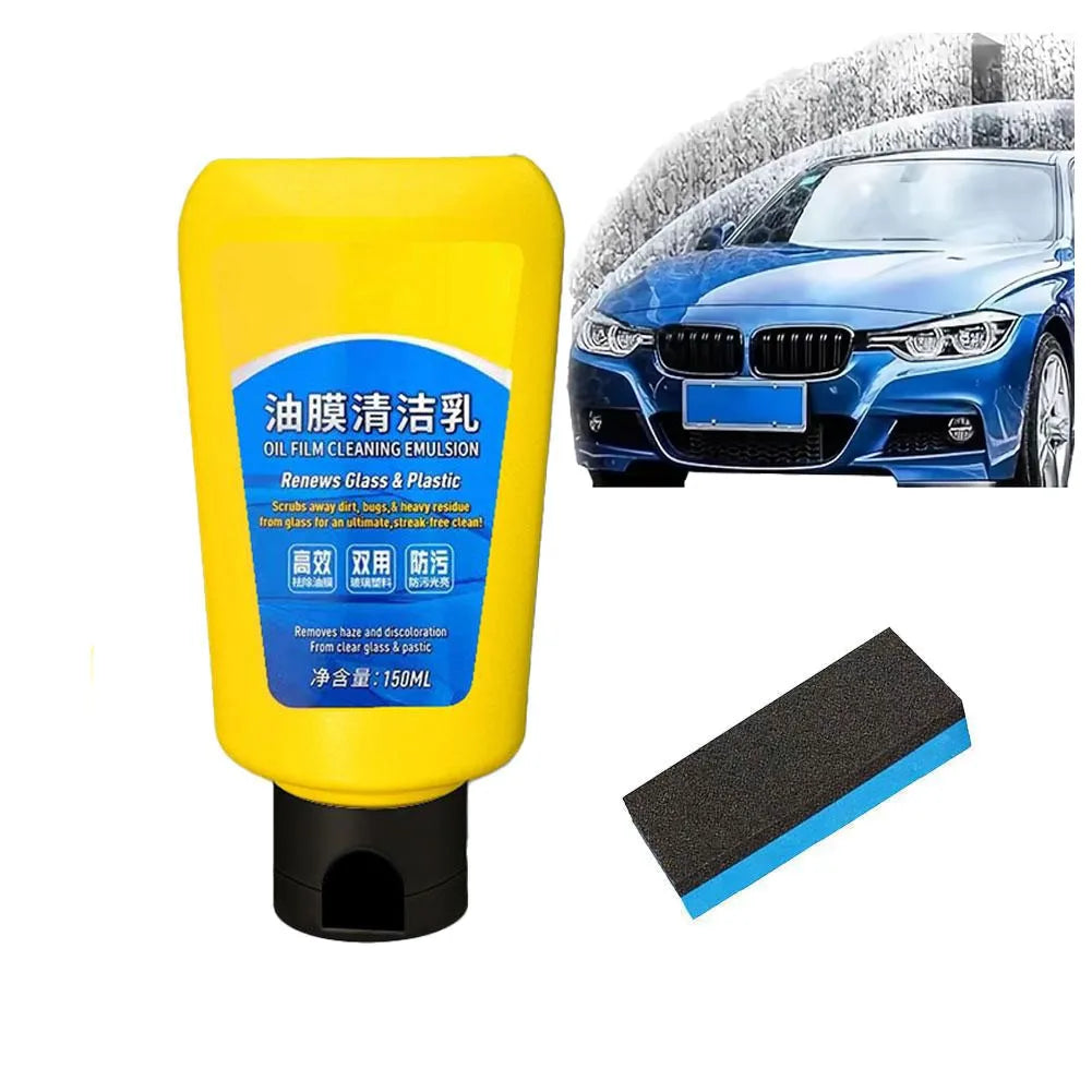 Car Glass Oil Film Remover Polishing Composite Windshield Wiper Clear