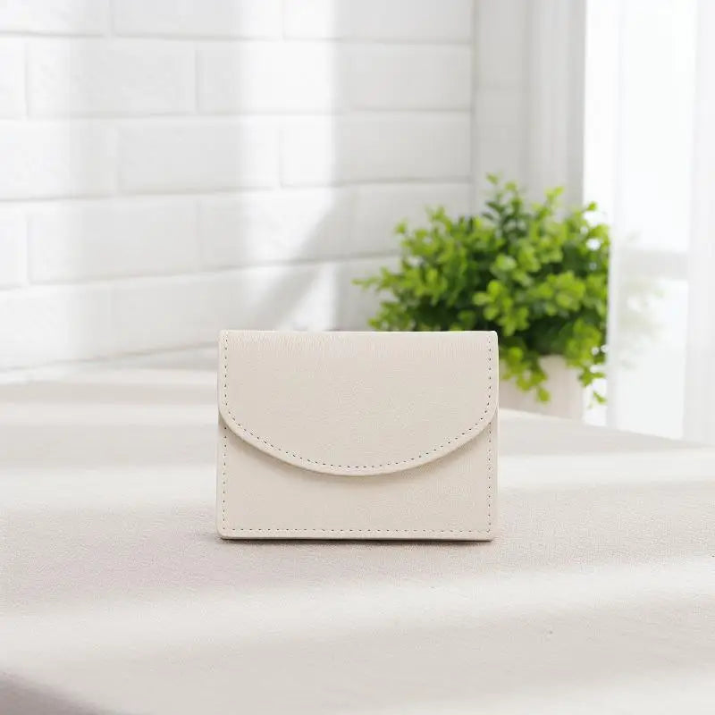 Women's Compact PU Leather Wallet – Card Holder & Coin Purse