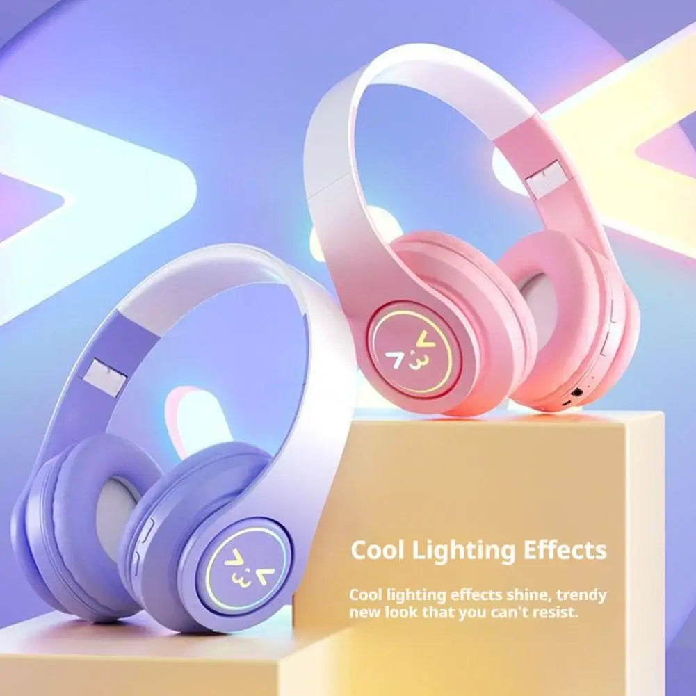 Kawaii Bluetooth 5.3 HiFi Wireless Gaming Headset with Mic