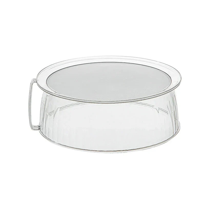 10-Inch Clear Microwave Food Cover Lid with Handle | Splash Guard