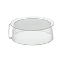 10-Inch Clear Microwave Food Cover Lid with Handle | Splash Guard