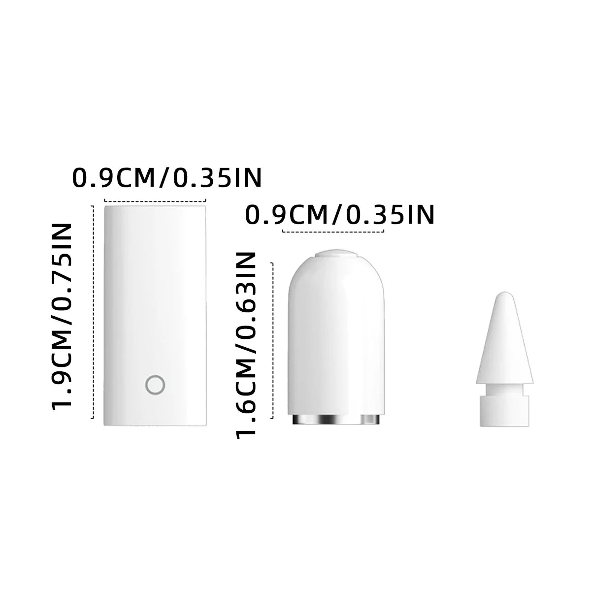 Magnetic Replacement Caps for Apple Pencil – iPad Pro Stylus