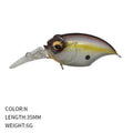 6g 42mm Floating Crankbait Lure – Bass, Perch & Pike Wobbler