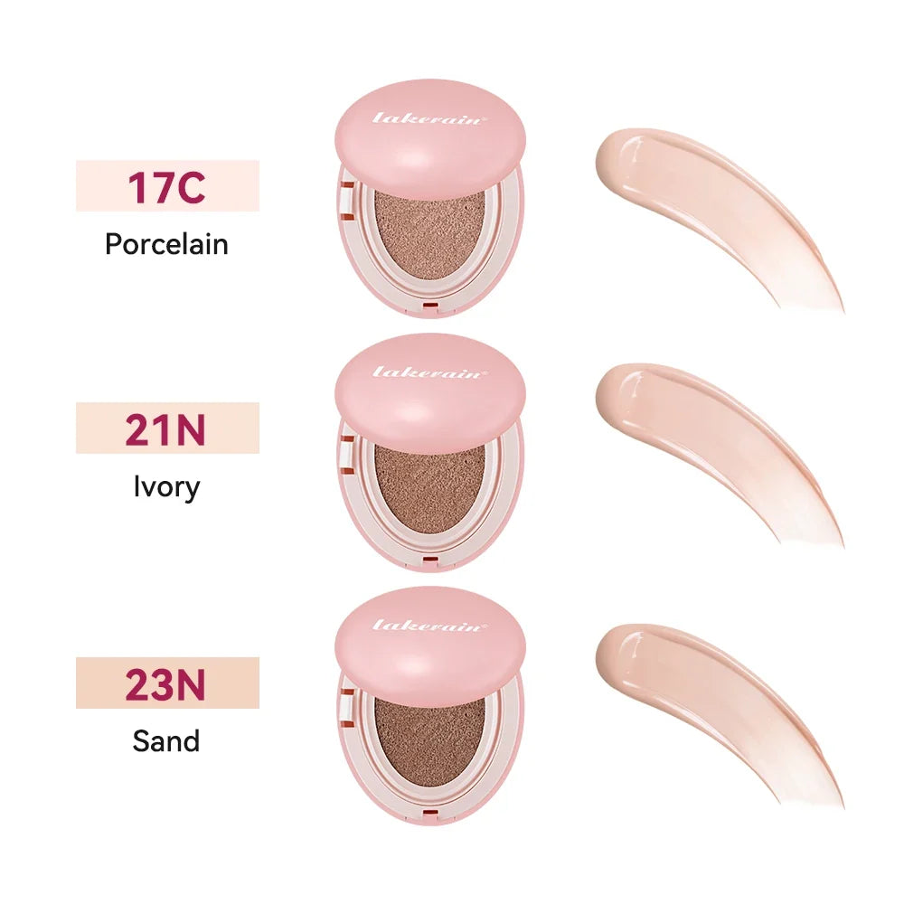 Lakerain Cushion Foundation – Waterproof, Brightening & 72Hr Wear
