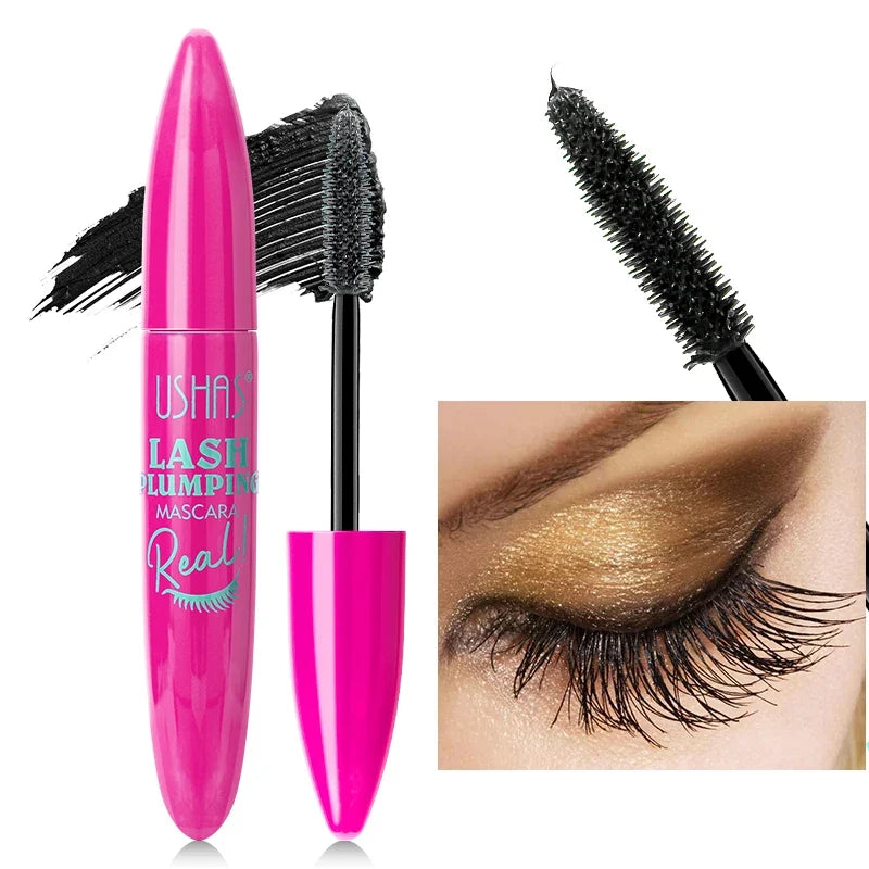USHAS 4D Waterproof Fiber Mascara – Lengthening & Long Lasting