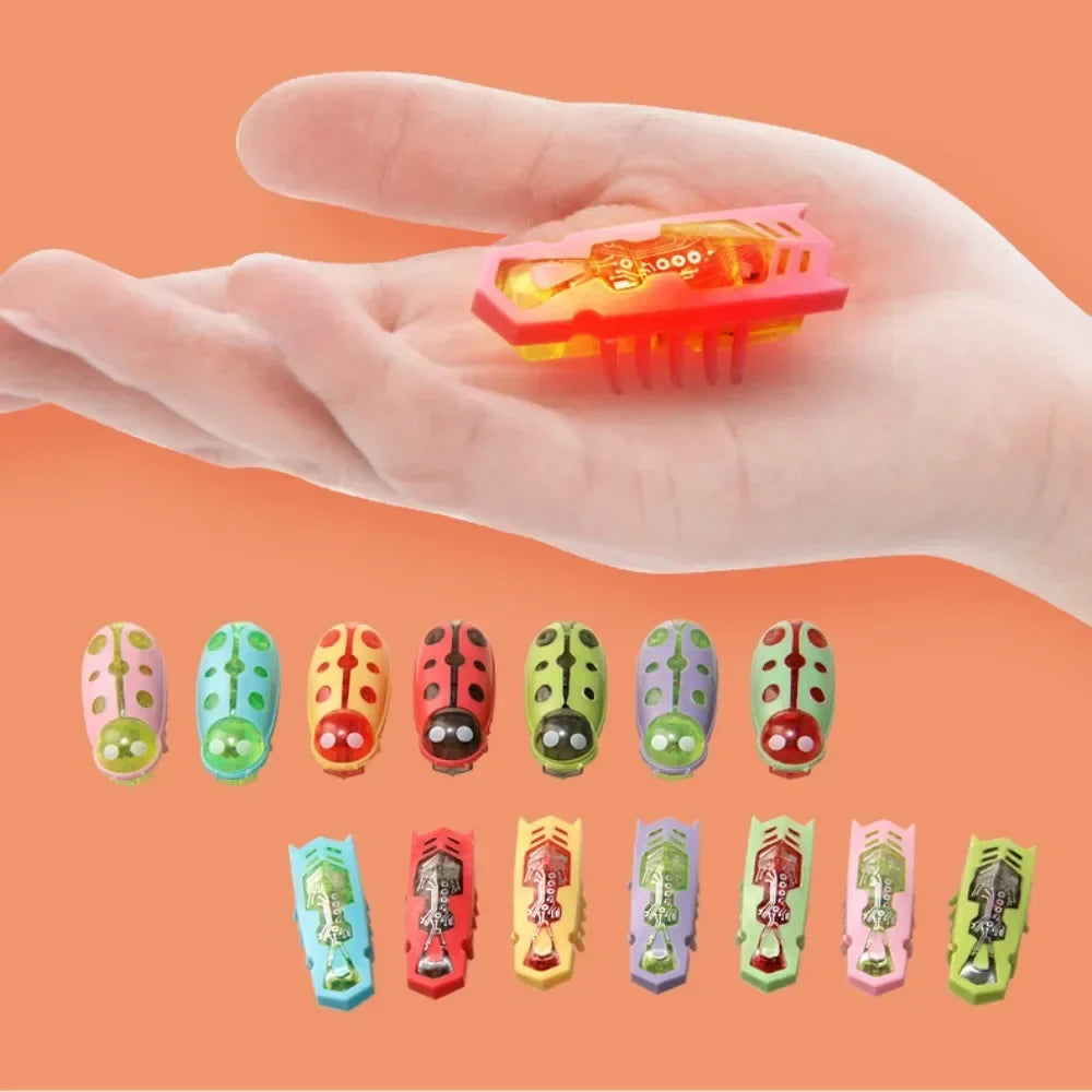Electric Bug Cat Toy Automatic Flip Battery Operated Pet Dog Beetle