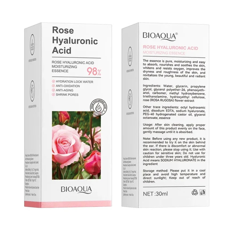 BIOAQUA Rose Hyaluronic Acid Facial Essence 30ml