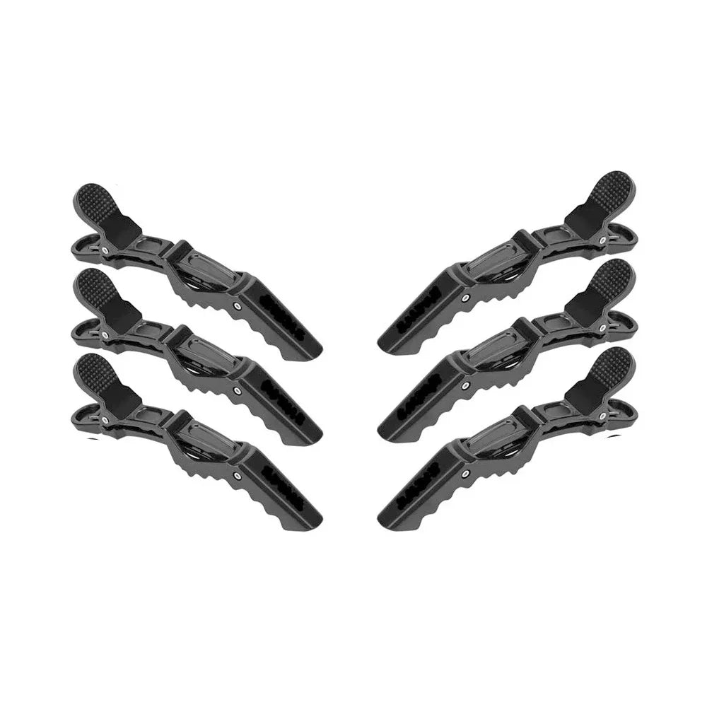6-Piece Alligator Hair Clips – Wide Teeth Double Hinged Styling