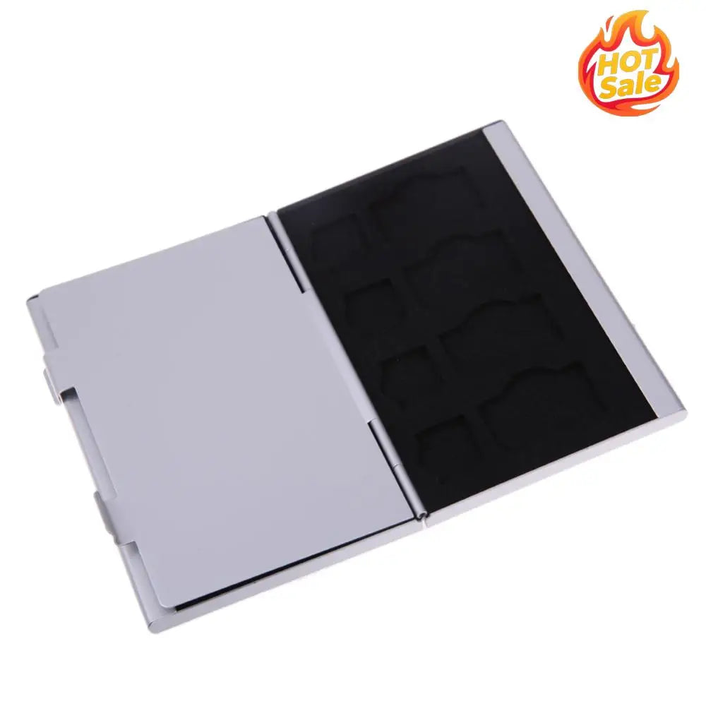 15-in-1 Aluminum SIM Card Holder Case with Eject Pin Slot