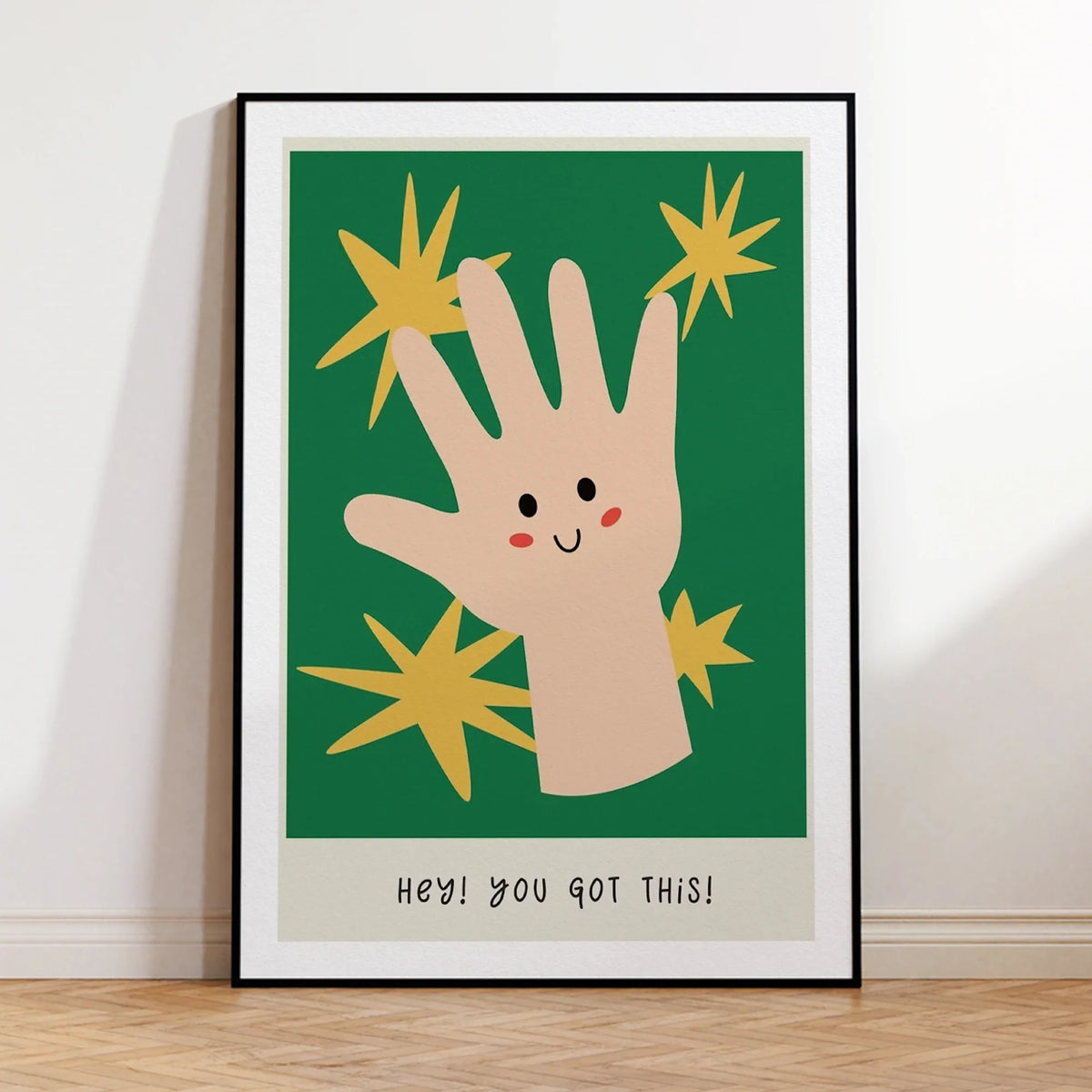 "Hey, You Got This" Motivational Canvas Wall Art Print