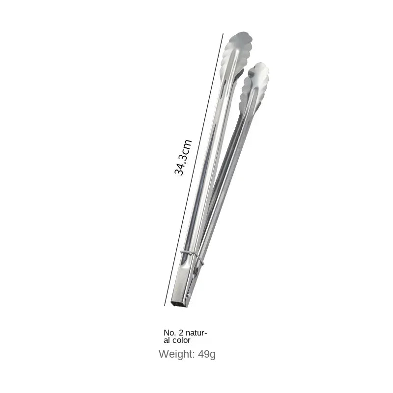 Stainless Steel Food Tongs – BBQ, Cooking & Serving Utensil