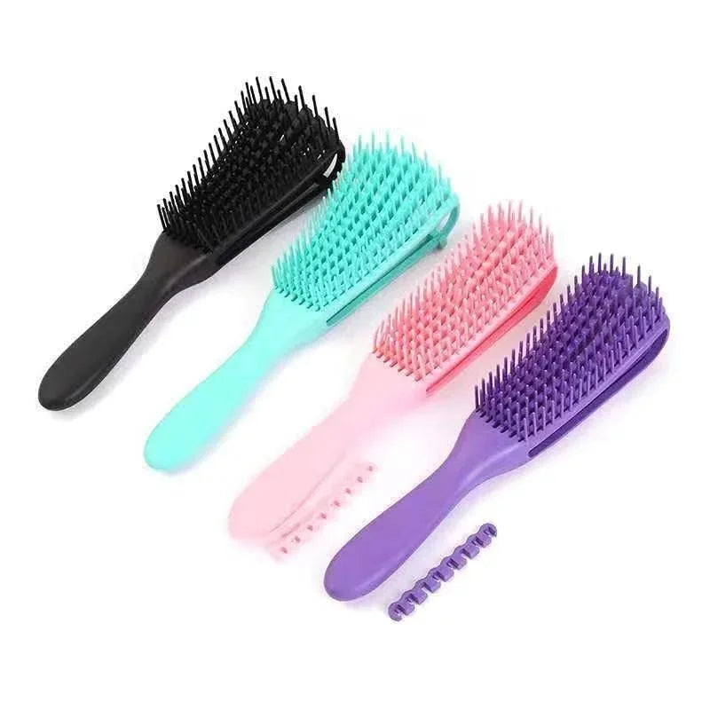 Detangling Hair Brush & Scalp Massager for Curly & Thick Hair
