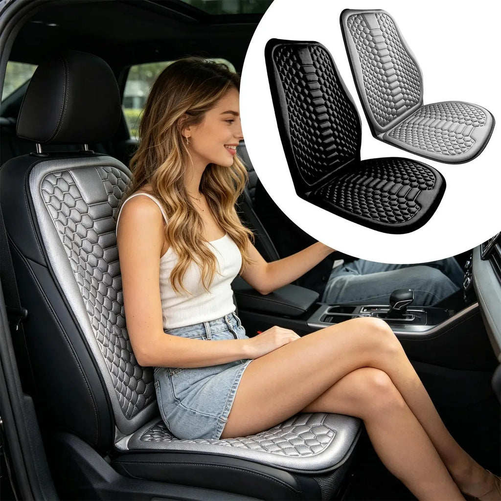 Ice Silk Cooling Car Seat Cushion – Fits SUV, Truck & Sedan