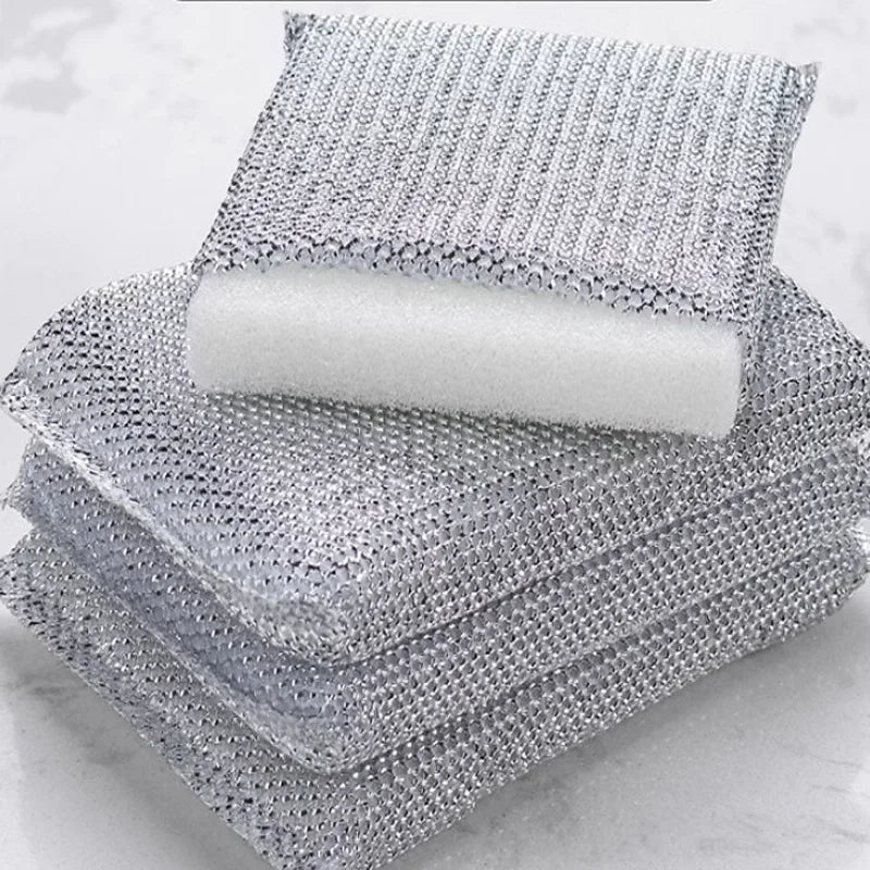 Scratch-Free Kitchen Dishwashing Sponges – 4-Pack