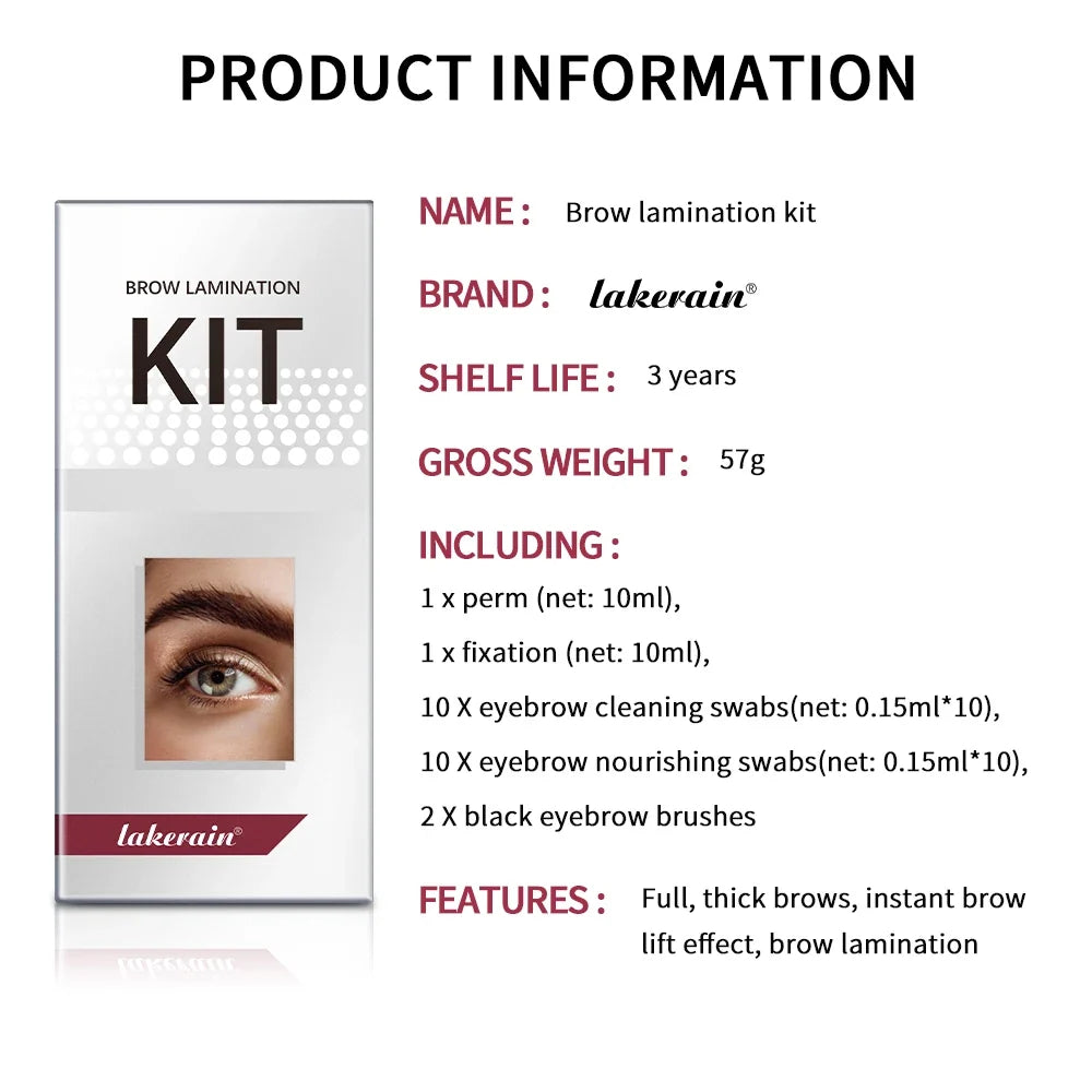 Lakerain Brow Lamination Kit – Instant Lift & Fuller Brows