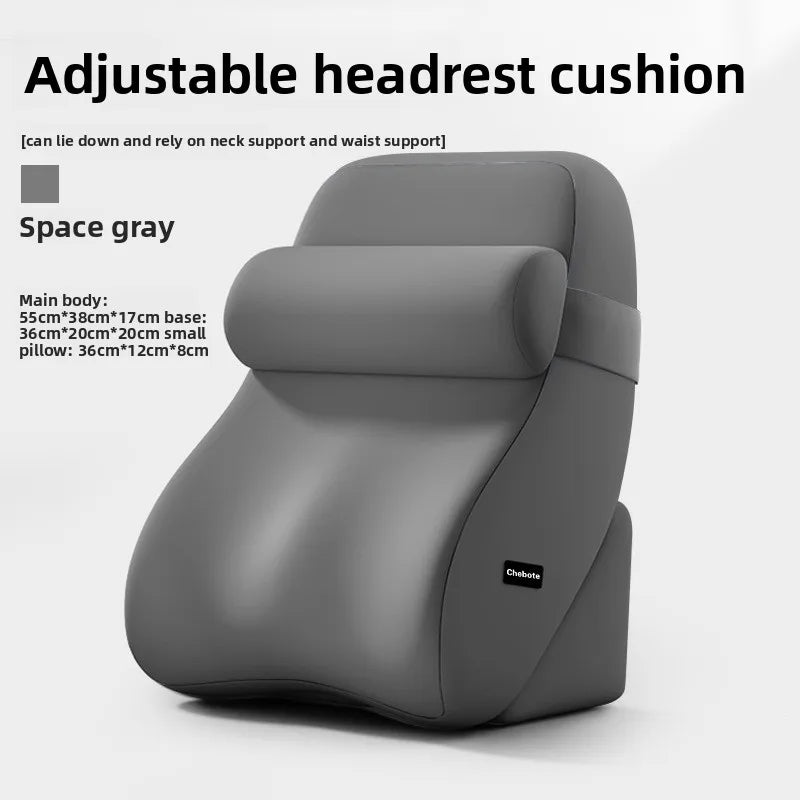 XL Ergonomic Reading Pillow – Memory Foam Wedge & Side Pockets