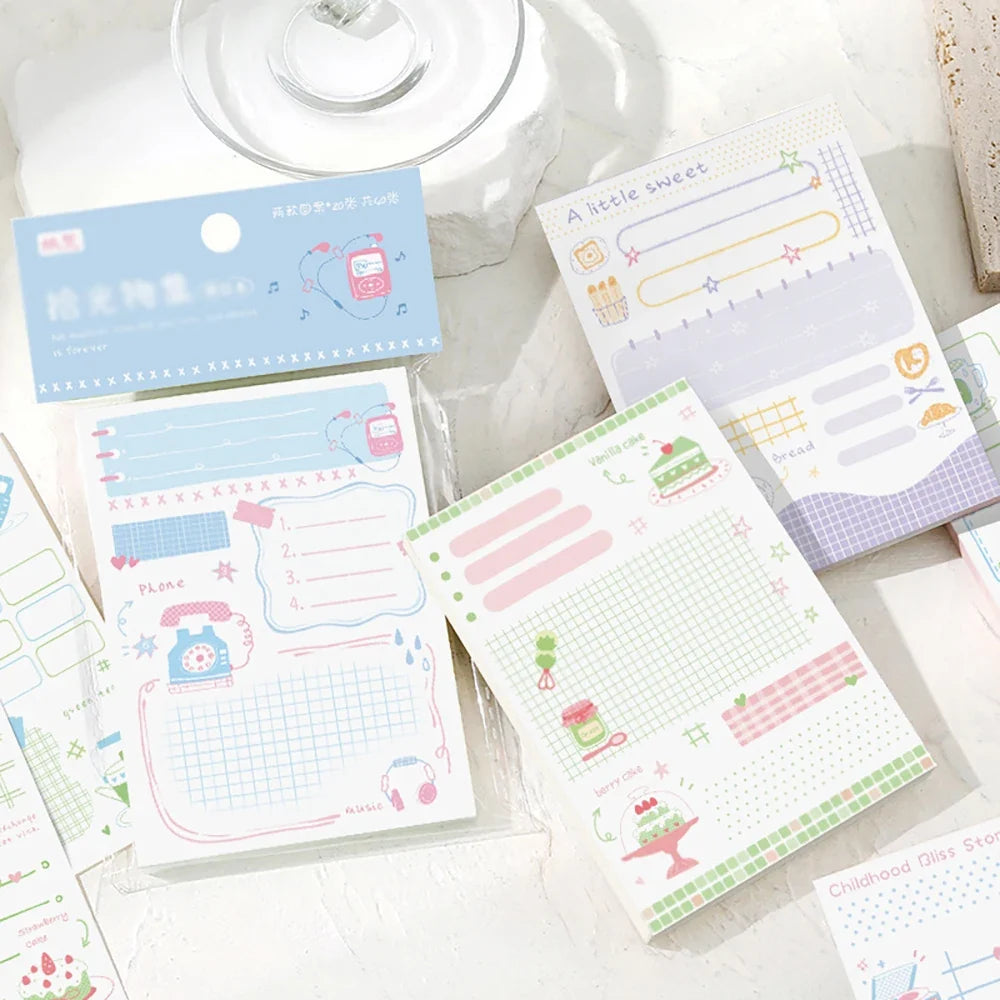 Memo Book Three Liang Sweet Event Series Non Stick Handbook Material