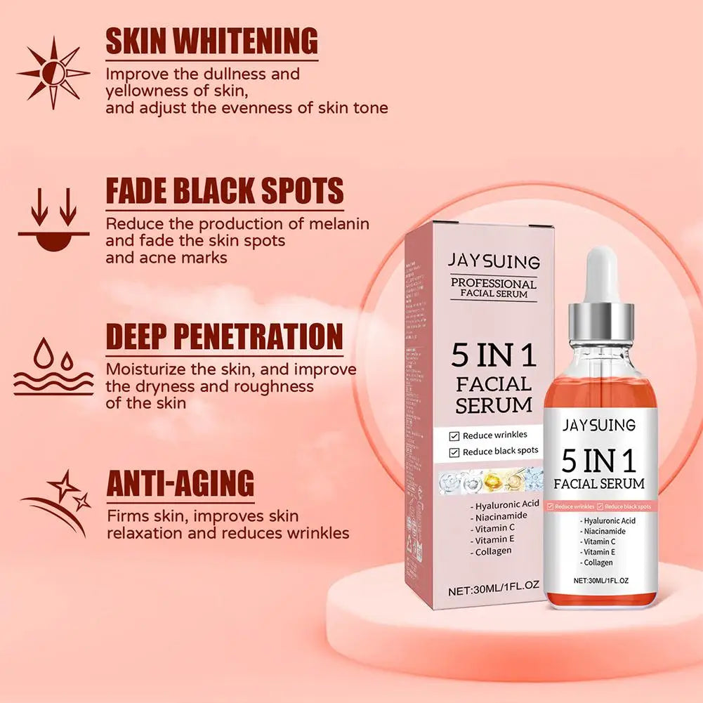1 Hyaluronic Acid Face Serum Moisturizing Vitamin C Collagen