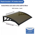 Polycarbonate Window Awning & Door Canopy | Outdoor Porch Cover