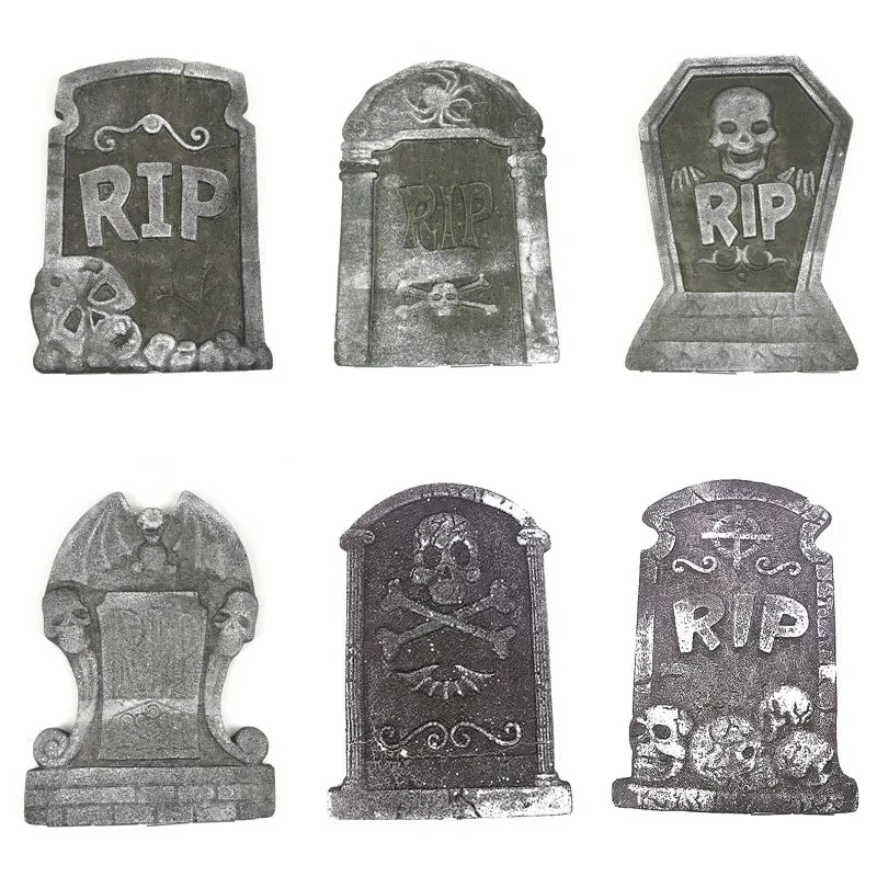 Foam Halloween Tombstone Decoration – RIP Yard & Party Prop