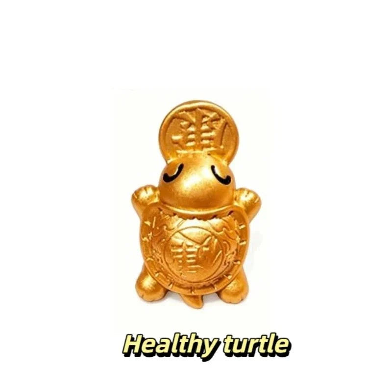 Feng Shui Money Turtle Wallet Charm | Metal Ornament Decor