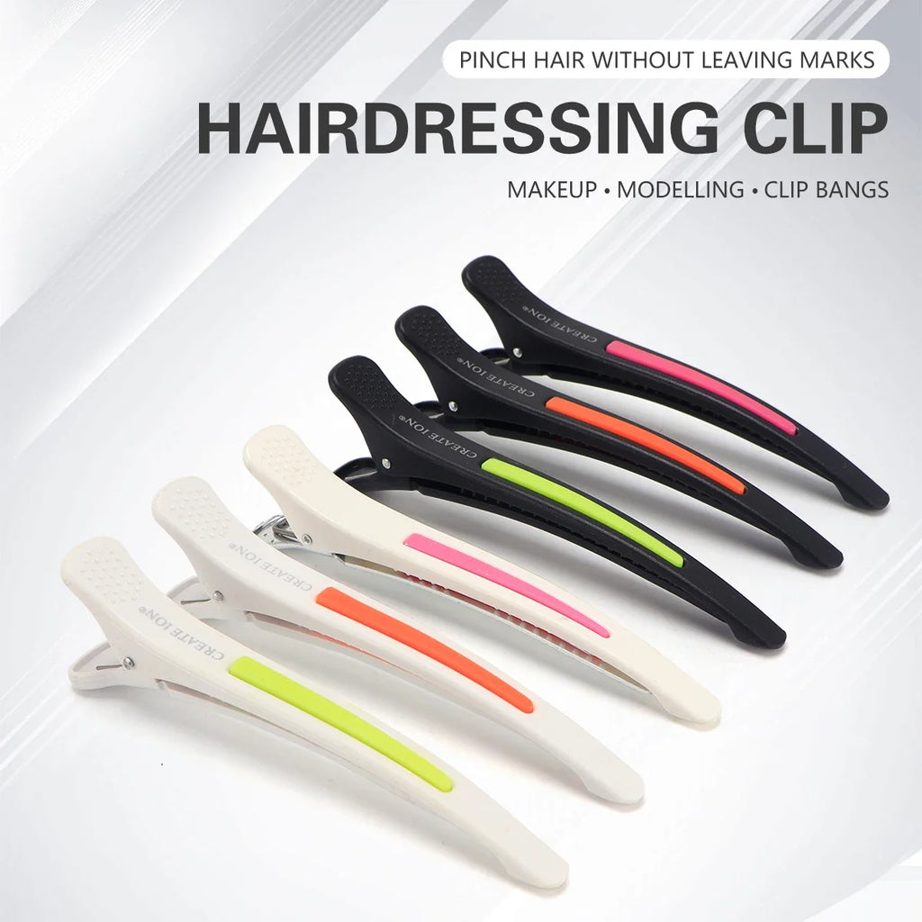 6-Pack Seamless Hair Clips | Salon Sectioning Barrettes