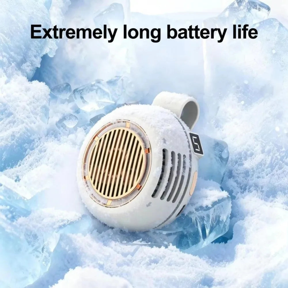 5-Speed Clip-On Waist Fan – USB Rechargeable Portable Cooler