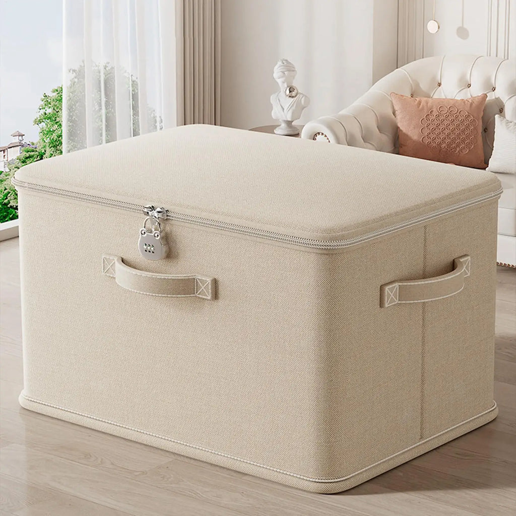 Lockable Storage Box with Handle – Odor-Proof Wardrobe Organizer