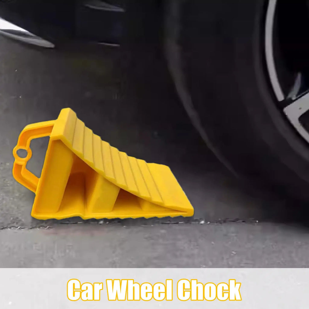 Anti-Slip Wheel Chocks – ABS Tire Stopper for Cars, RVs & Trucks