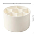 7-Compartment Makeup Brush Holder & Desk Organizer
