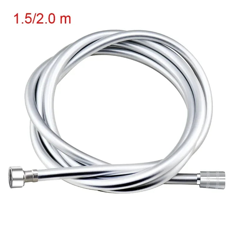 Flexible PVC Shower Hose 1.5M/2.0M – High Pressure Anti-Kink