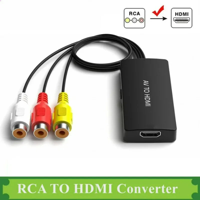 RCA to HDMI Converter – PS2 PS3 DVD 1080P 720P NTSC PAL