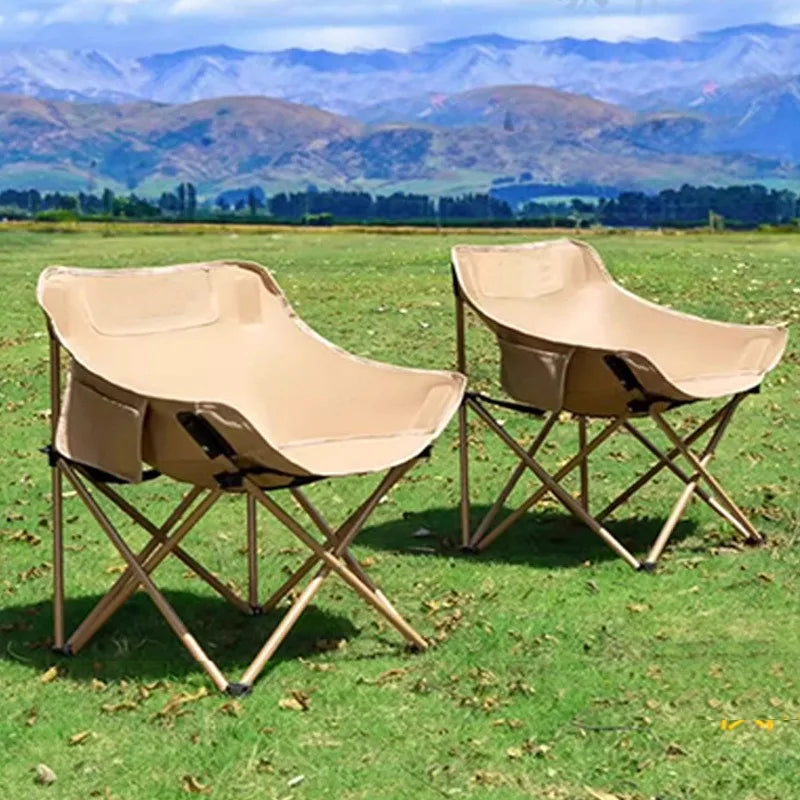 Portable Folding Moon Chair – Ultralight Camping & Picnic