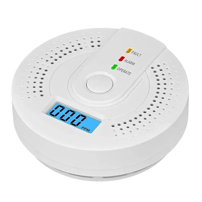 CO Alarm LCD Display UL2034 Certified | Carbon Monoxide Detector