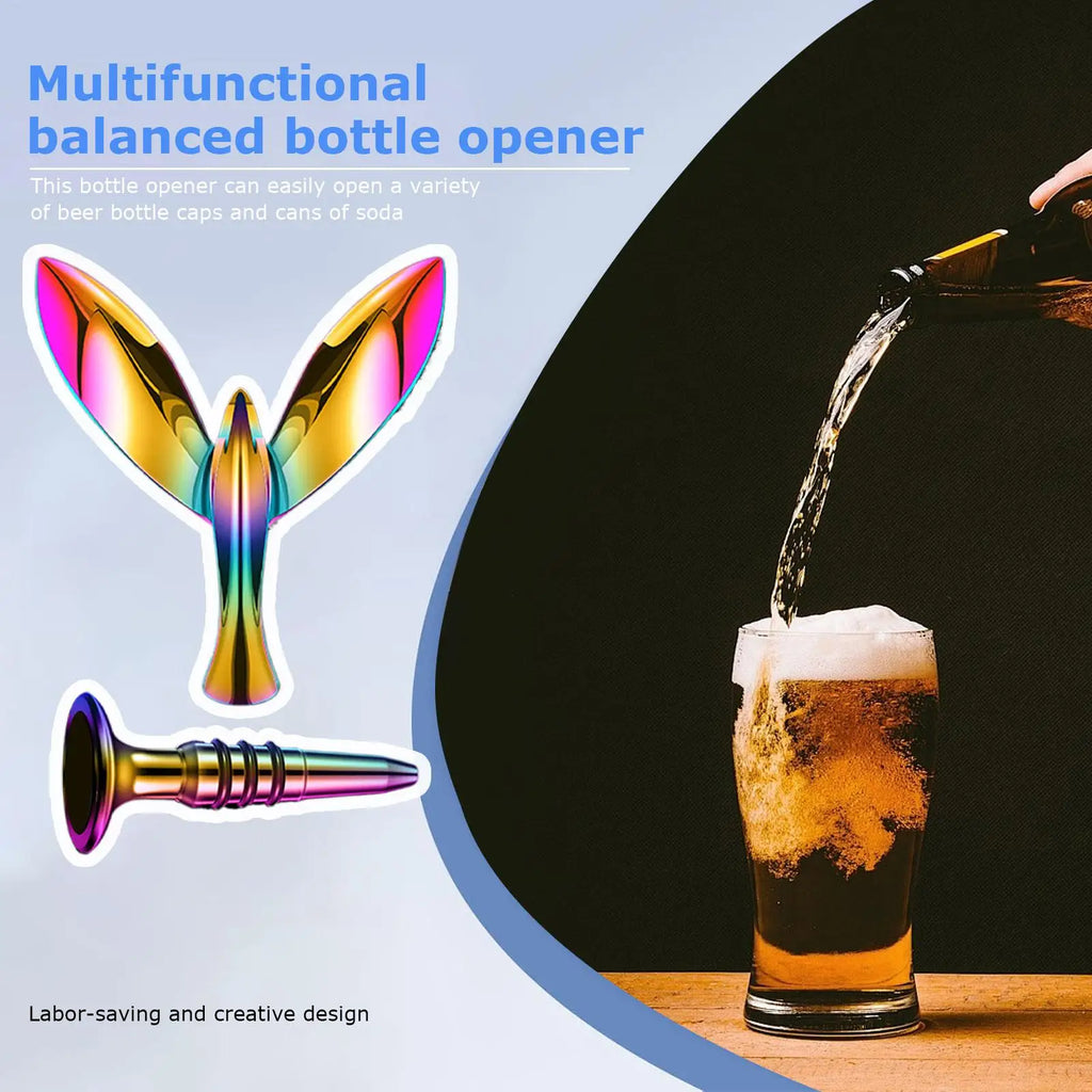 Beer Bottle Openers Manual Lids Opener Kitchen Tool Balanced Bird Bar