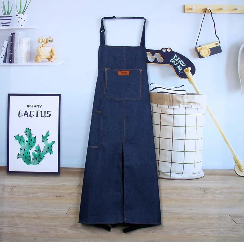 Canvas Pottery Apron | Adjustable Split-Leg DIY Craft Apron