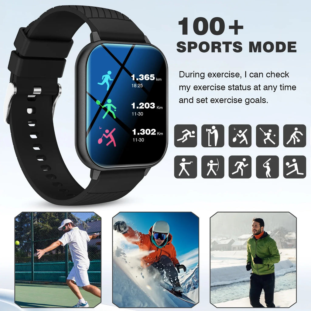 LOMAXFR Smart Watch 1.83" HD – Calls, Sports & Custom Dials