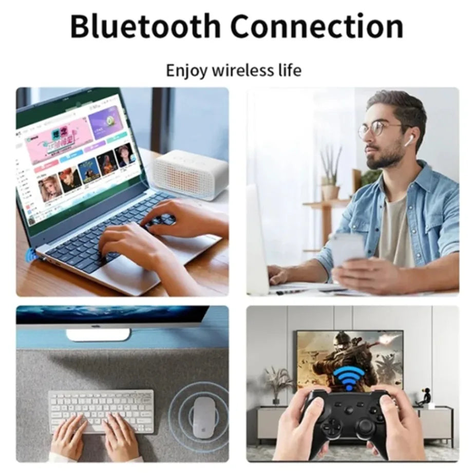USB Bluetooth 5.3 Adapter Wireless Dongle for PC Laptop