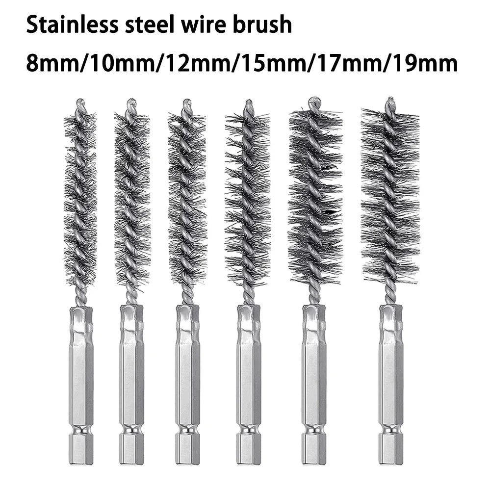 8- Wire Tube Machinery Cleaning Brush Rust Cleaner Washing Polishing