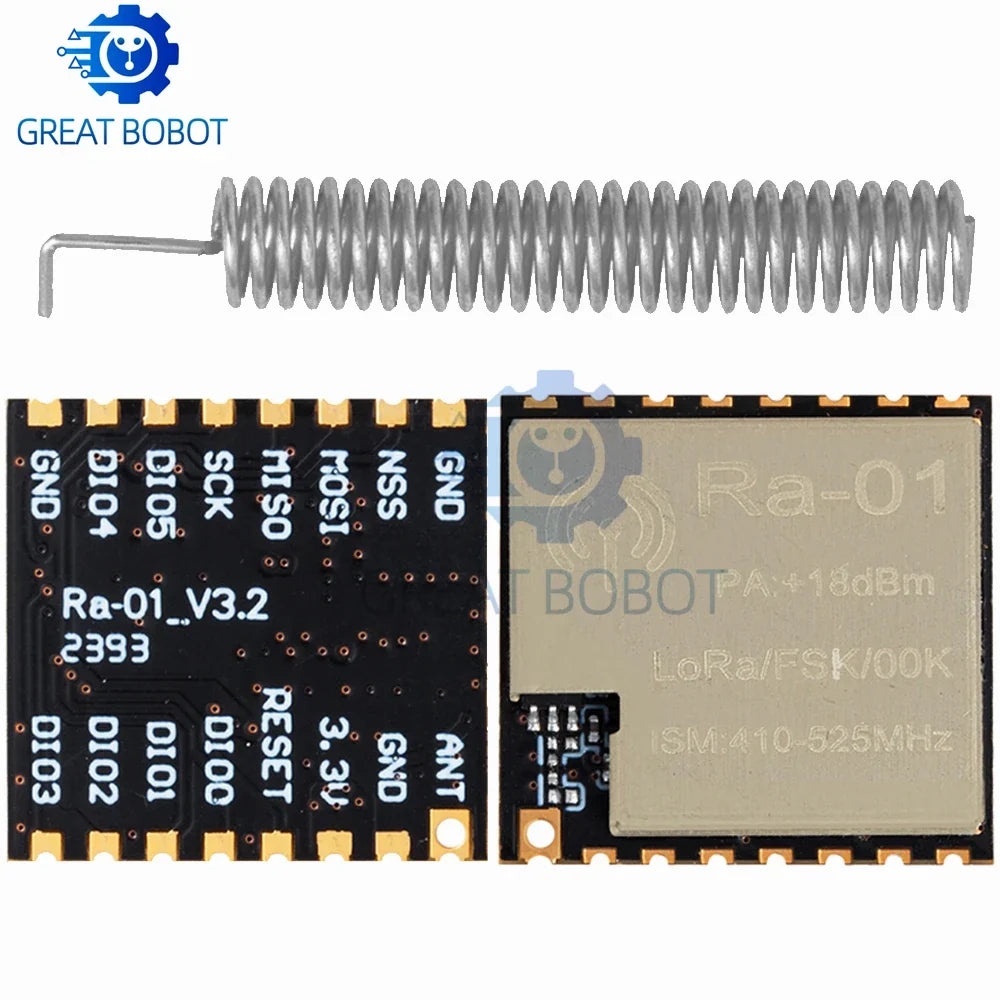 RA-01 LoRa SX1278 433MHz Wireless Module – 10KM for Arduino