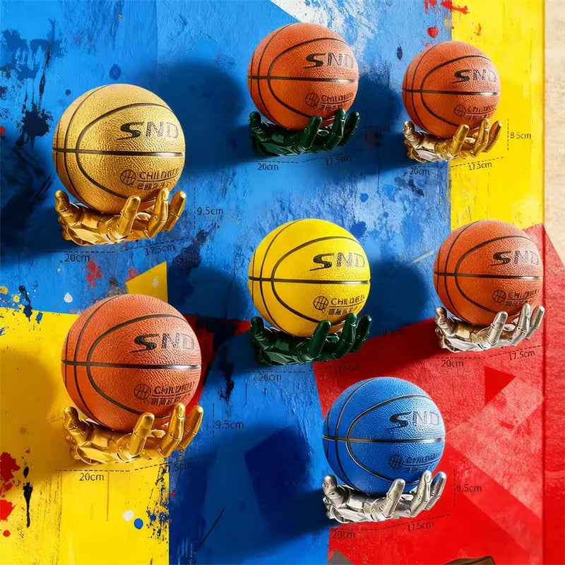 Robotic Arm Basketball Rack Wall Mounted Football Storage Home Living