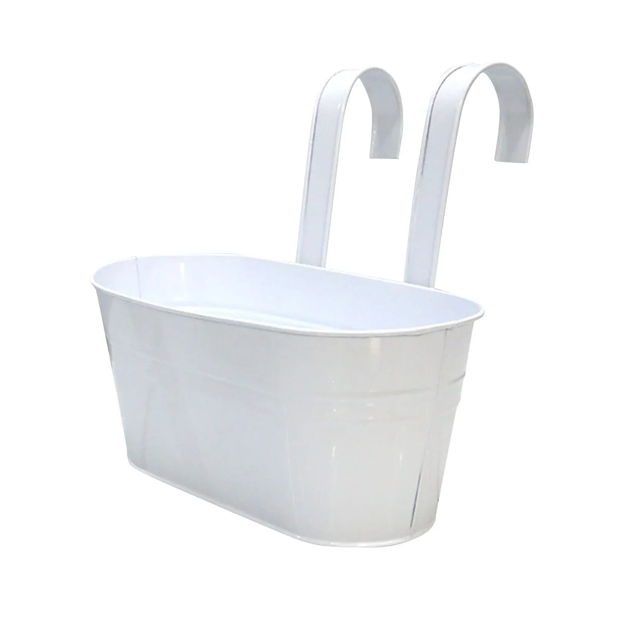 Metal Hanging Flower Pot with Hook | Fence & Balcony Planter