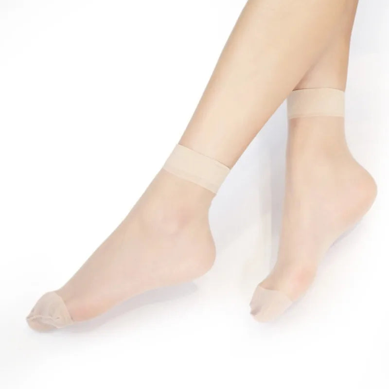 Women's Ultra-Thin Invisible No-Show Ankle Socks | 10-100 Pack